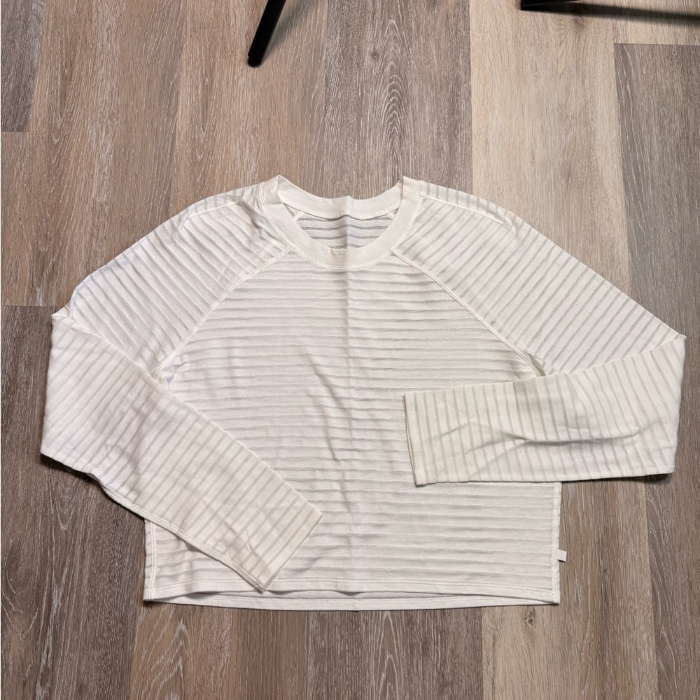 Lululemon Uncovered Long Sleeve - White